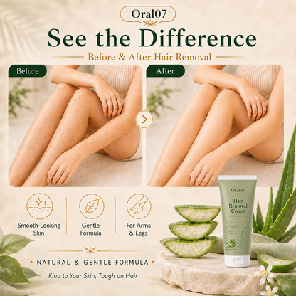 Oral07™ Natural Gentle Hair Removal Cream | For Women & Men, Sensitive Skin