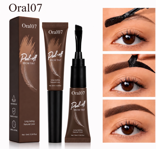 Waterproof Peel-Off Brow Tint  Naturally Defined Brows That Last For Days a No Daily Makeup Needed