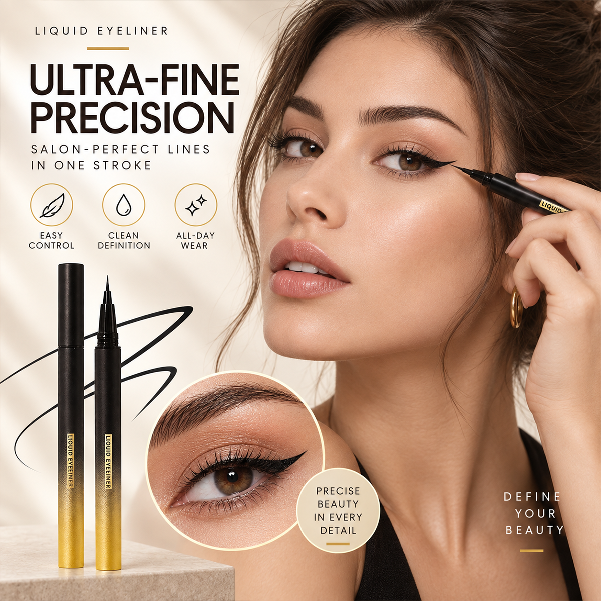 Waterproof Liquid Eyeliner Pen