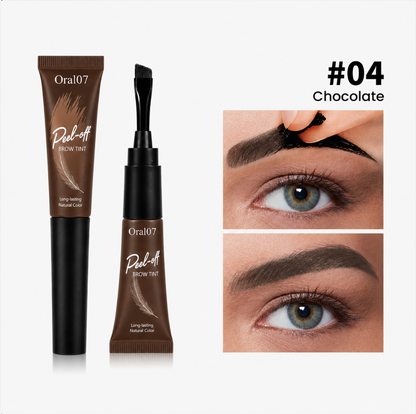 Waterproof Peel-Off Brow Tint  Naturally Defined Brows That Last For Days a No Daily Makeup Needed