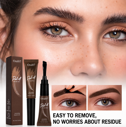 Waterproof Peel-Off Brow Tint  Naturally Defined Brows That Last For Days a No Daily Makeup Needed